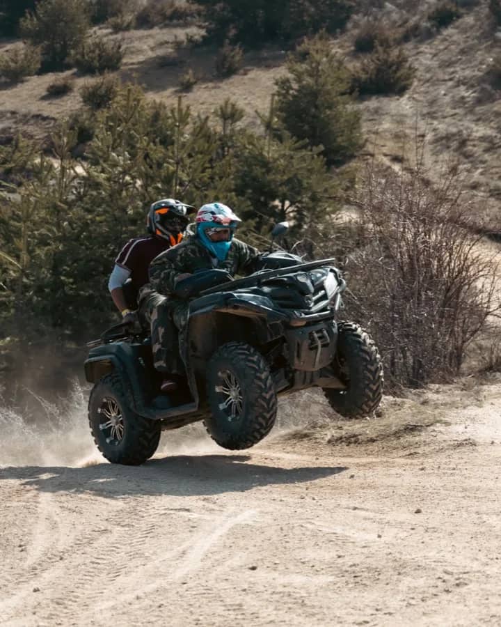ATV ride off-road